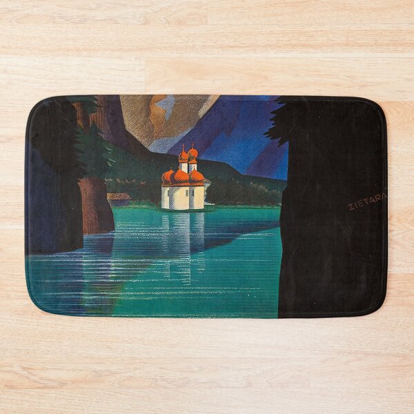 Item preview, Der Königssee - German Travel Poster designed and sold by redoARTstore.