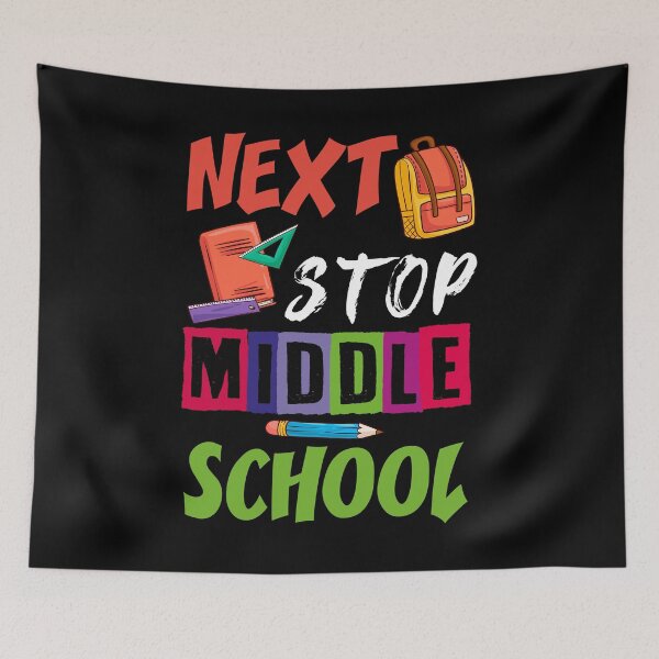 Item preview, Funny Next Stop Middle School Graduation For Boys Girls designed and sold by kristazzsa112.