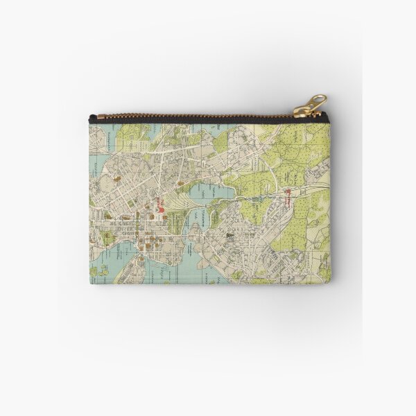 Item preview, Vintage Map of Helsinki Finland (1920) designed and sold by BravuraMedia.