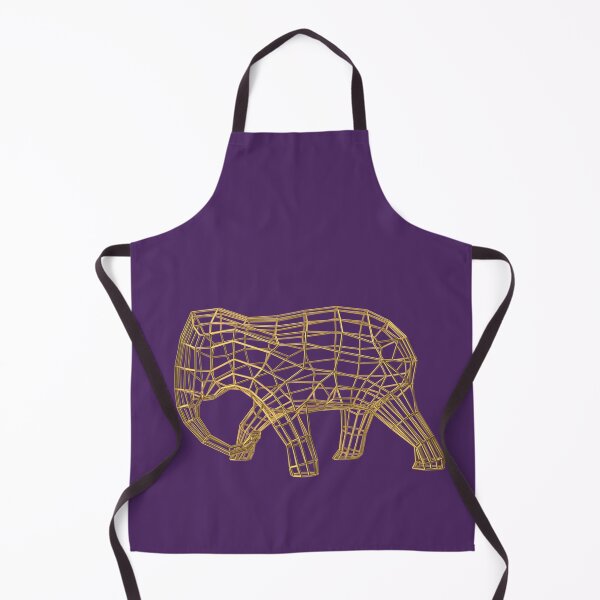 Artikelvorschau, Gold Line Art Elefant entworfen und verkauft von Ruby Jackson.