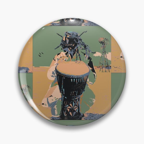 Item preview, Dreadlock Drummer designed and sold by ProfusionPixel.