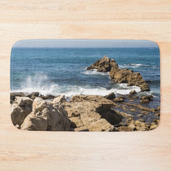 Item preview, Rough Coast Splash at Little Corona Del Mar Beach in Orange County California designed and sold by Georgia Mizuleva.
