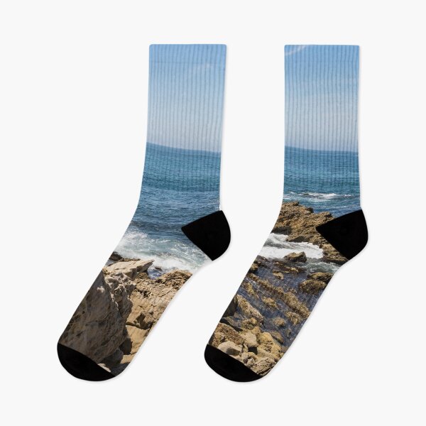 Item preview, Rough Coast Splash at Little Corona Del Mar Beach in Orange County California designed and sold by Georgia Mizuleva.