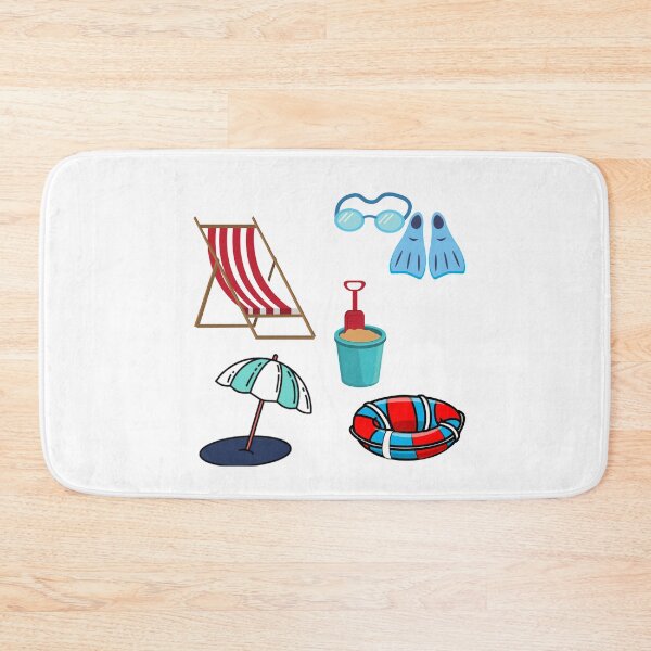 Item preview, Summer Beach Days Pack - cute - diving , umbrella, fun, sand designed and sold by Amalzaki.