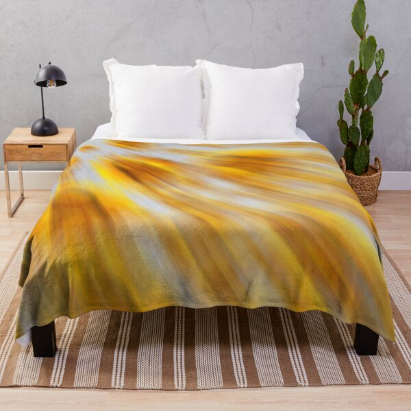 Item preview, Yellow flowers with blur effects on gray background designed and sold by homemadecreate.
