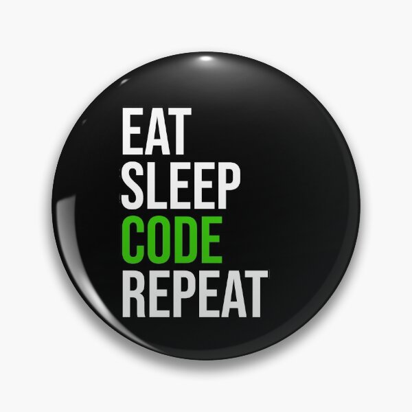 Item preview,  Eat sleep Code repeat designed and sold by DynastyArt.