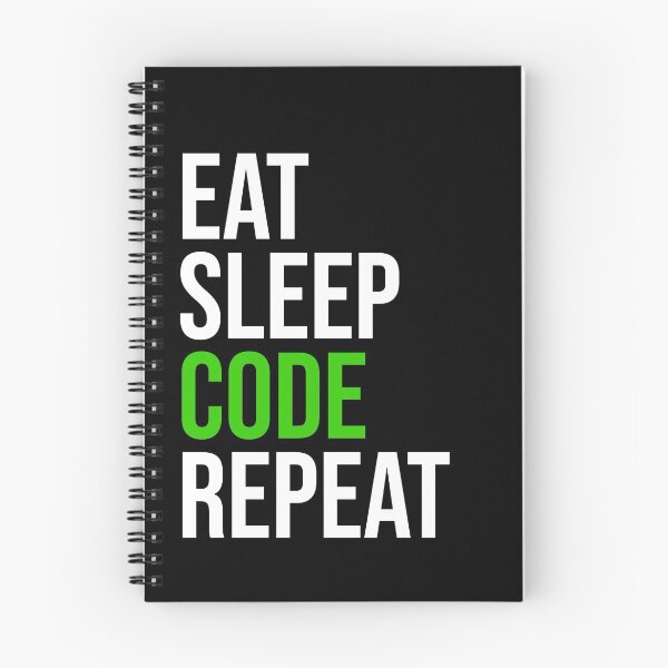 Item preview,  Eat sleep Code repeat designed and sold by DynastyArt.