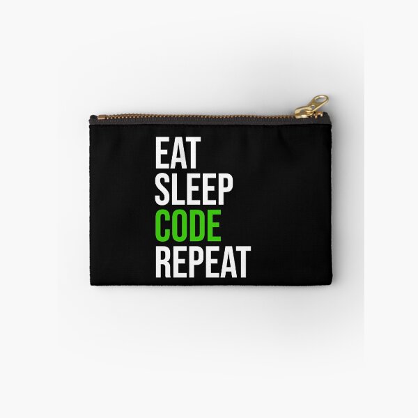 Item preview,  Eat sleep Code repeat designed and sold by DynastyArt.