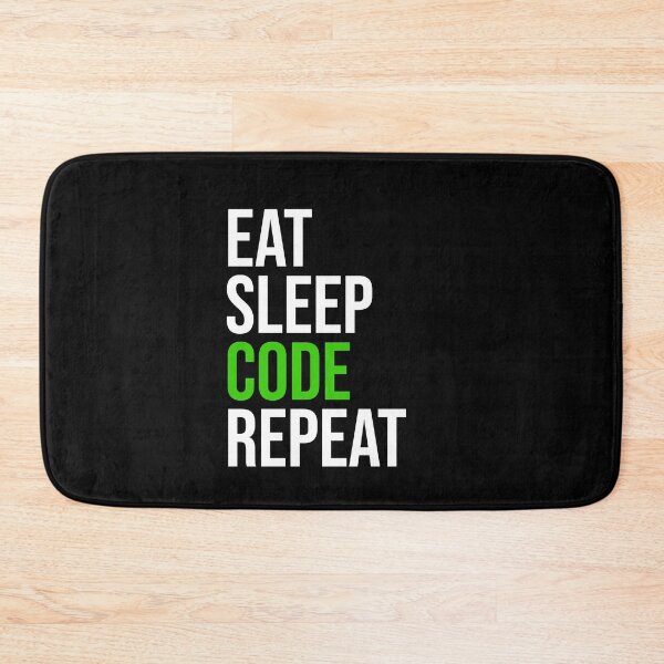 Item preview,  Eat sleep Code repeat designed and sold by DynastyArt.