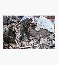 The Warsaw Uprising in color, 3 October 1944. Photographic Print