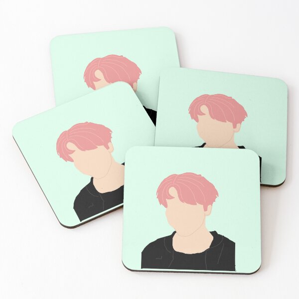 Item preview, BTS Jimin con cabello rosado designed and sold by artsymarket.