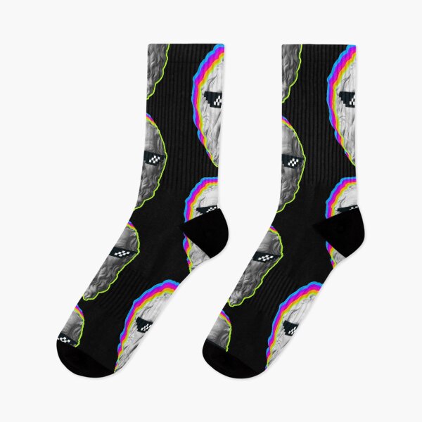Item preview, Socrates Neon Pixel Sun Glasses designed and sold by ProjecTees.