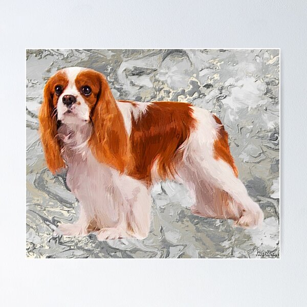 Item preview, KING CHARLES CAVALIER SPANIEL designed and sold by TheresPawprints.
