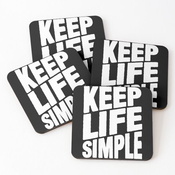 Item preview, Keep Life Simple designed and sold by plushism.