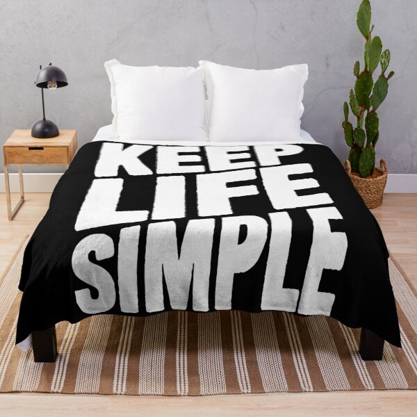 Item preview, Keep Life Simple designed and sold by plushism.