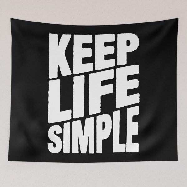 Item preview, Keep Life Simple designed and sold by plushism.