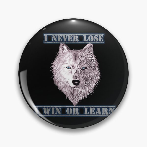 Item preview, the wolf never lose, win or learn T-Shirt designed and sold by Arts-empire.
