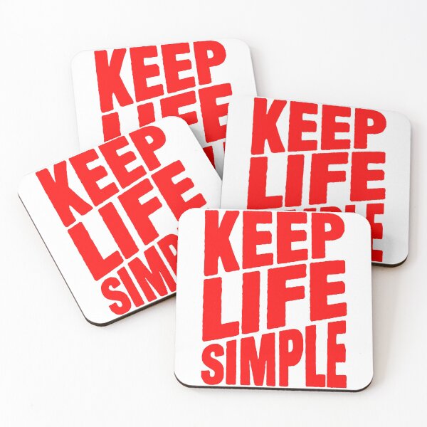 Item preview, Keep Life Simple designed and sold by plushism.