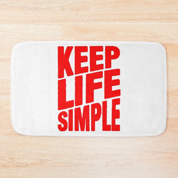 Item preview, Keep Life Simple designed and sold by plushism.