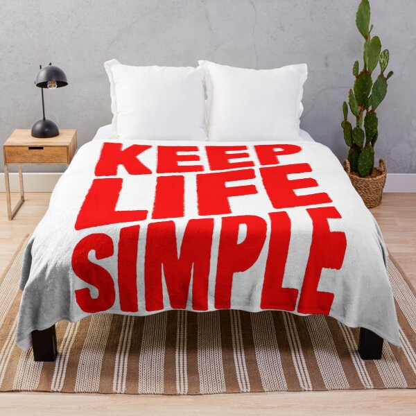 Item preview, Keep Life Simple designed and sold by plushism.