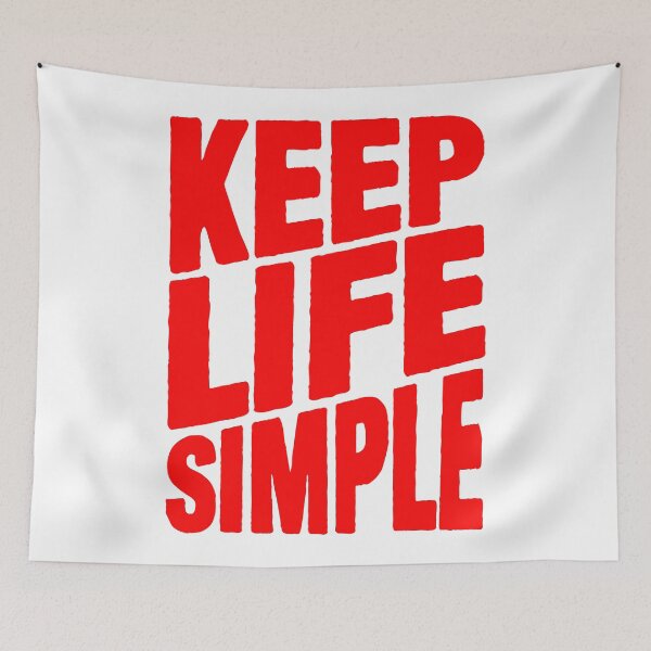 Item preview, Keep Life Simple designed and sold by plushism.