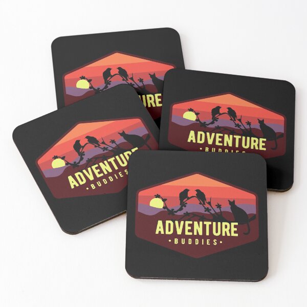 Item preview, Adventure Buddies - Cats and Birds designed and sold by kickwear-com.