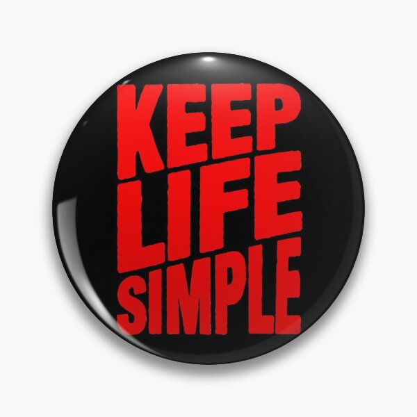 Item preview, Keep Life Simple designed and sold by plushism.