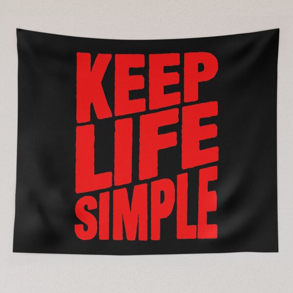 Item preview, Keep Life Simple designed and sold by plushism.