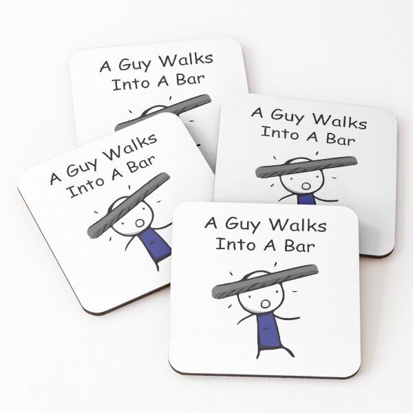 Item preview, A Guy Walks Into A Bar designed and sold by Azhastor.