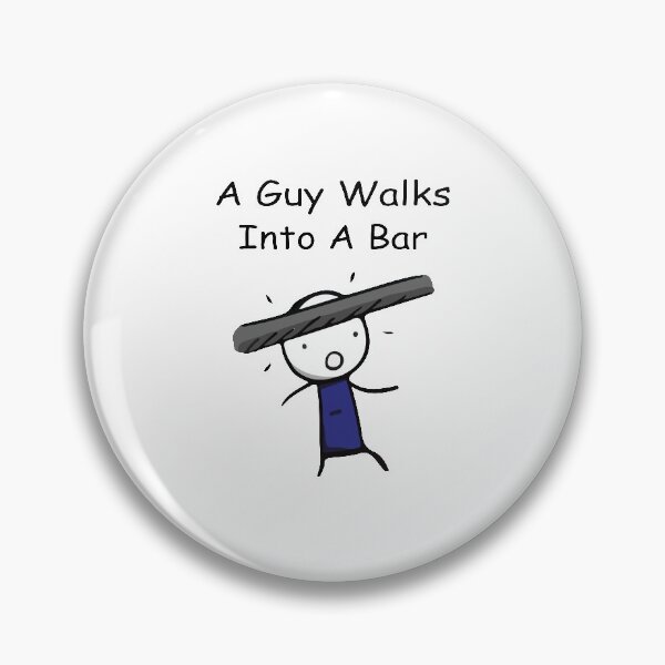 Item preview, A Guy Walks Into A Bar designed and sold by Azhastor.