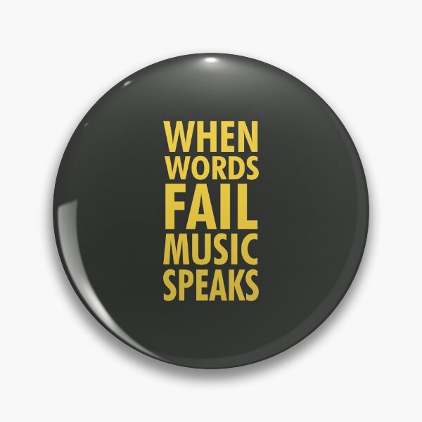 Item preview, When Words Fail Music Speaks designed and sold by PabloPatterns.