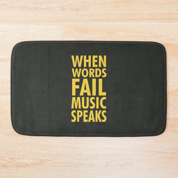 Item preview, When Words Fail Music Speaks designed and sold by PabloPatterns.