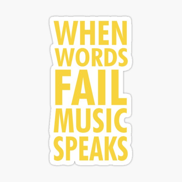 Item preview, When Words Fail Music Speaks designed and sold by PabloPatterns.