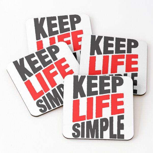 Item preview, Keep Life Simple designed and sold by plushism.