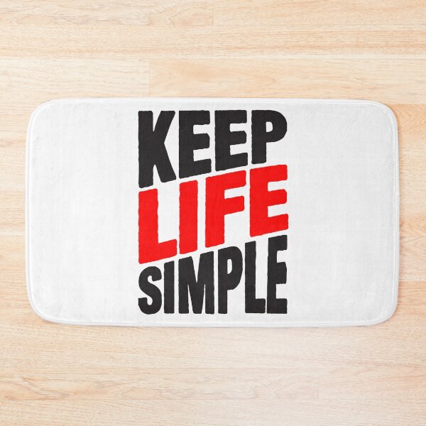 Item preview, Keep Life Simple designed and sold by plushism.