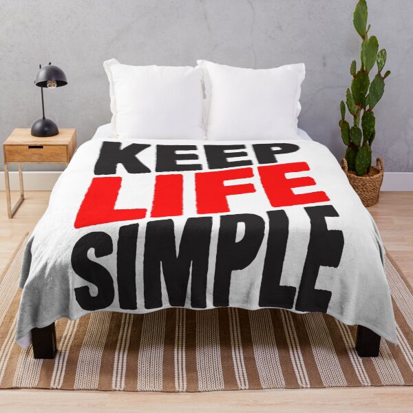 Item preview, Keep Life Simple designed and sold by plushism.
