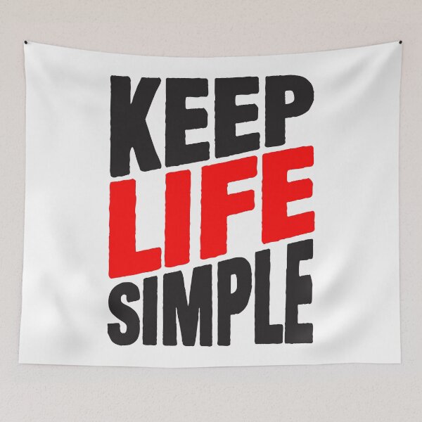 Item preview, Keep Life Simple designed and sold by plushism.