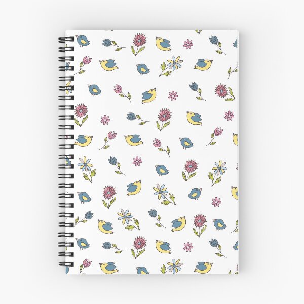 Item preview, Birds and flowers. Simple cute pattern designed and sold by lenoleum.
