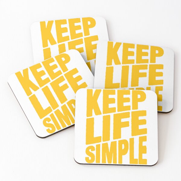 Item preview, Keep Life Simple designed and sold by plushism.