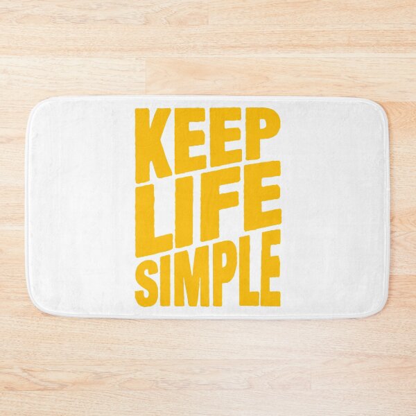 Item preview, Keep Life Simple designed and sold by plushism.