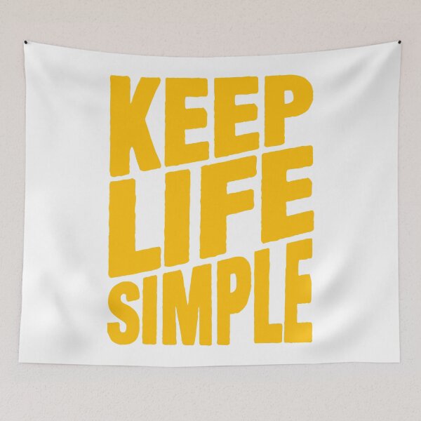 Item preview, Keep Life Simple designed and sold by plushism.