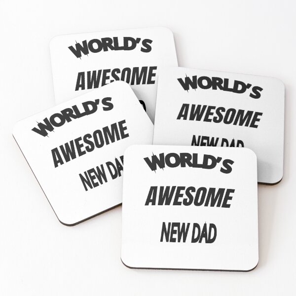 Item preview, World's Awesome New Dad designed and sold by WowAllinOne.
