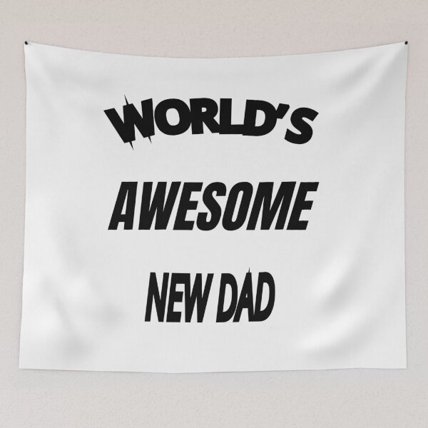Item preview, World's Awesome New Dad designed and sold by WowAllinOne.
