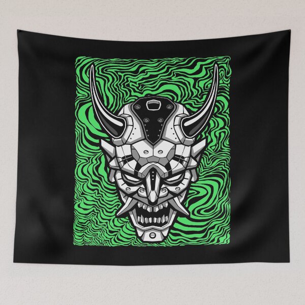 Item preview, Demonic Samurai Mask designed and sold by albertocubatas.