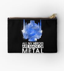 TF - All My Heroes Are Metal Zipper Pouch