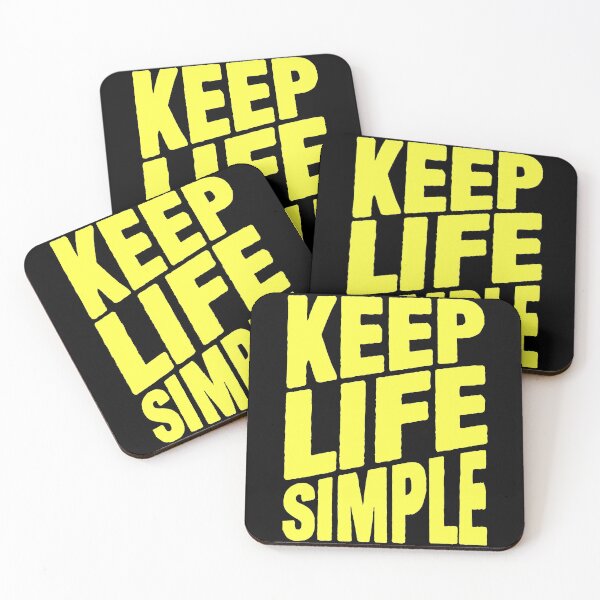 Item preview, Keep Life Simple designed and sold by plushism.