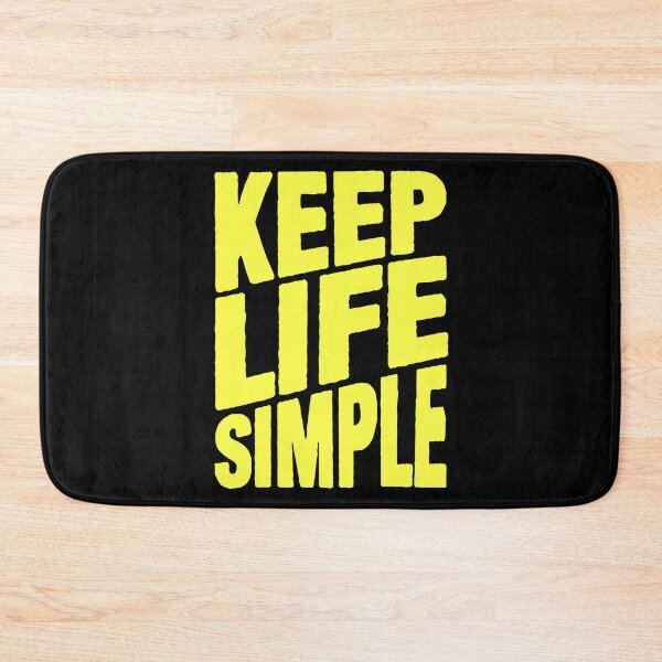Item preview, Keep Life Simple designed and sold by plushism.