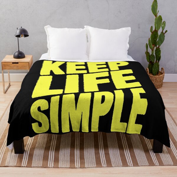 Item preview, Keep Life Simple designed and sold by plushism.
