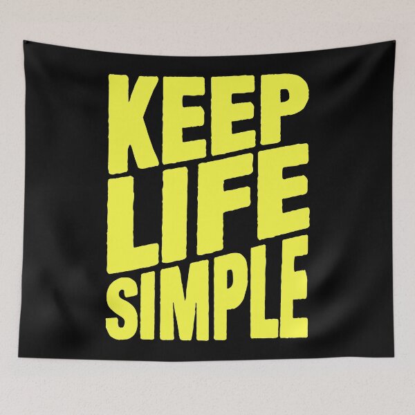 Item preview, Keep Life Simple designed and sold by plushism.