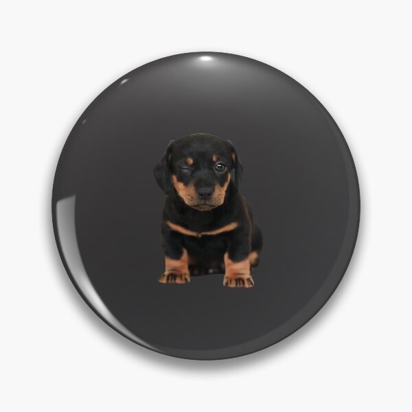 Item preview, Winking Black And Brown Puppy designed and sold by StefanCgraphics.
